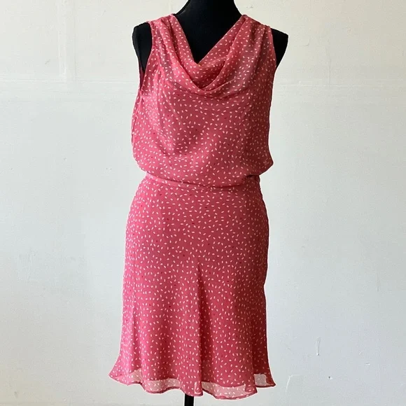 Covington Sheer lightweight, pink, white and red two piece skirt set - Picture 11 of 11